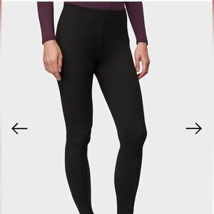 32 DEGREES WOMEN'S LIGHTWEIGHT BASELAYER LEGGING LARGE BLK‎ NWT IN PACKAGING